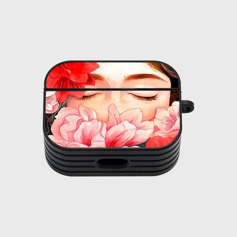 Apple Airpods Pro Cover - Floral Marble Series - Silicon Airpods Case