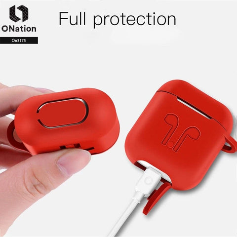 Apple Airpods Pro Cover - ONation - Simple Series Soft Sillicone Airpods Case
