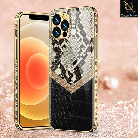 iPhone 12 Pro Cover - Printed Skin Series - HQ Ultra Shine Premium Infinity Glass Soft Silicon Borders Casee