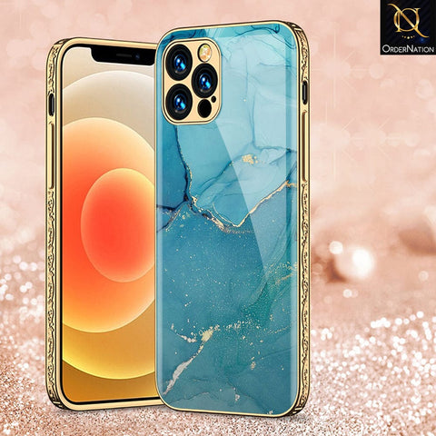 iPhone 11 Pro Cover - Mystic Marble Series - HQ Ultra Shine Premium Infinity Glass Soft Silicon Borders Casee