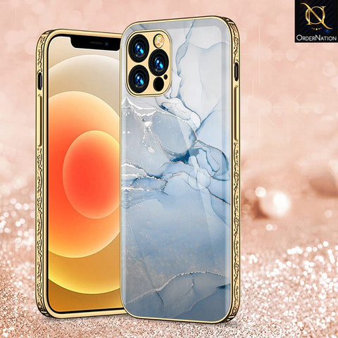 iPhone 11 Pro Cover - Mystic Marble Series - HQ Ultra Shine Premium Infinity Glass Soft Silicon Borders Casee