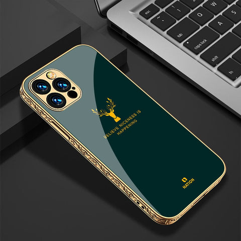 iPhone 11 Pro Cover - Nice Series - D32 - HQ Ultra Shine Premium Infinity Glass Soft Silicon Borders Casee ( Fast Delivery )