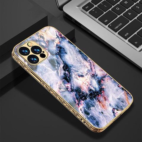 iPhone 11 Pro Cover - Colorful Marble Series - HQ Ultra Shine Premium Infinity Glass Soft Silicon Borders Casee