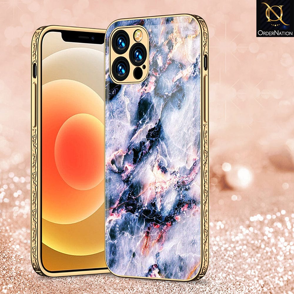 iPhone 11 Pro Cover - Colorful Marble Series - HQ Ultra Shine Premium Infinity Glass Soft Silicon Borders Casee