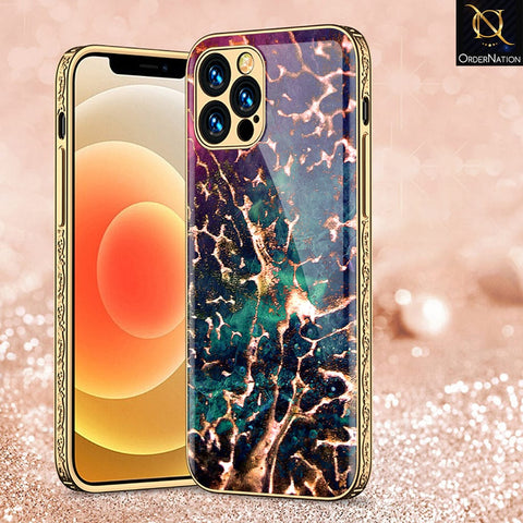 iPhone 11 Pro Cover - Colorful Marble Series - HQ Ultra Shine Premium Infinity Glass Soft Silicon Borders Casee