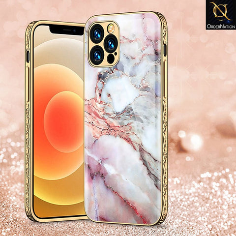 iPhone 11 Pro Cover - Colorful Marble Series - HQ Ultra Shine Premium Infinity Glass Soft Silicon Borders Casee