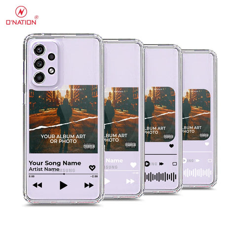 Samsung Galaxy A33 5G Cover - Personalised Album Art Series - 4 Designs - Clear Phone Case - Soft Silicon Borders