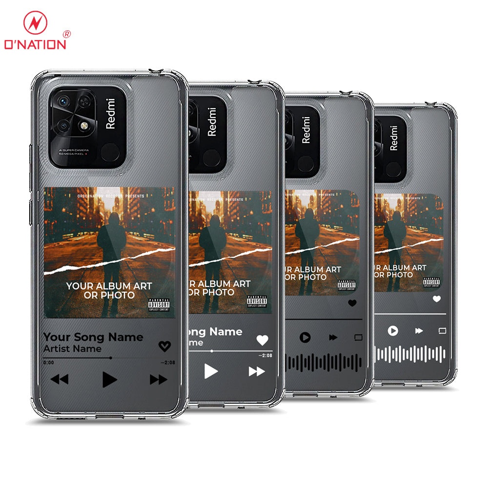 Xiaomi Redmi 10C Cover - Personalised Album Art Series - 4 Designs - Clear Phone Case - Soft Silicon Borders