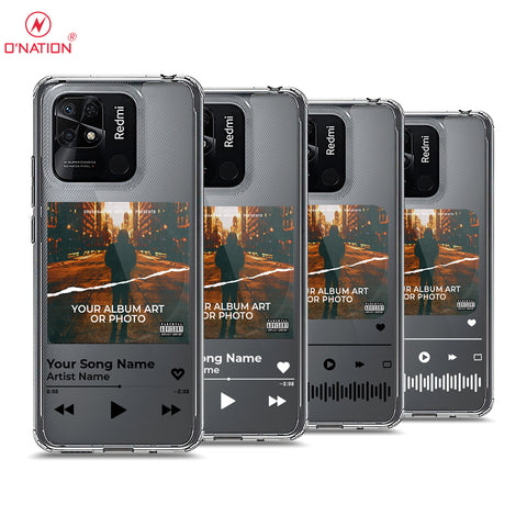Xiaomi Redmi 10C Cover - Personalised Album Art Series - 4 Designs - Clear Phone Case - Soft Silicon Borders