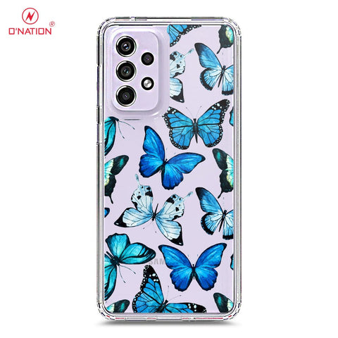 Samsung Galaxy A33 5G Cover - O'Nation Butterfly Dreams Series - 9 Designs - Clear Phone Case - Soft Silicon Borders