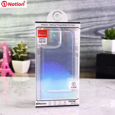 iPhone 13 Pro Max Cover - ONation Essential Series - Premium Quality No Yellowing Drop Tested Tpu+Pc Clear Soft Edges