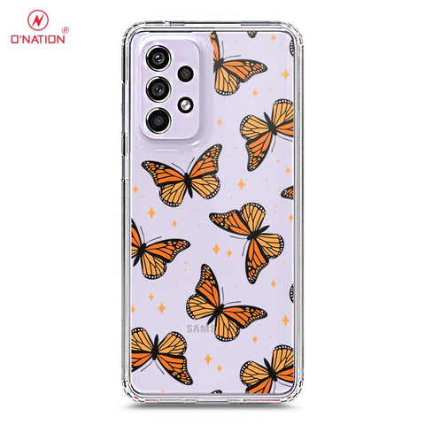 Samsung Galaxy A33 5G Cover - O'Nation Butterfly Dreams Series - 9 Designs - Clear Phone Case - Soft Silicon Borders