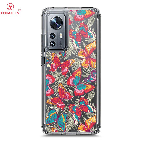 Xiaomi 12 Pro Cover - O'Nation Butterfly Dreams Series - 9 Designs - Clear Phone Case - Soft Silicon Borders