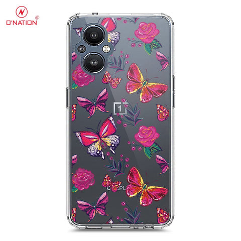 OnePlus Nord N20 5G Cover - O'Nation Butterfly Dreams Series - 9 Designs - Clear Phone Case - Soft Silicon Borders