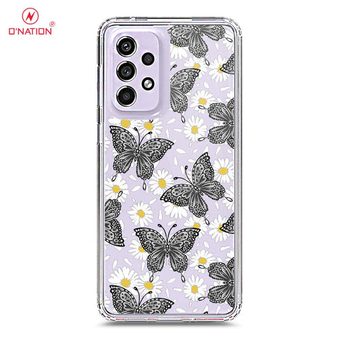 Samsung Galaxy A33 5G Cover - O'Nation Butterfly Dreams Series - 9 Designs - Clear Phone Case - Soft Silicon Borders