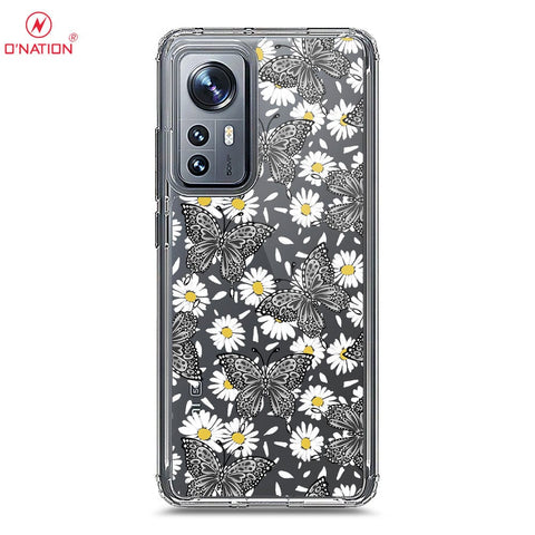 Xiaomi 12X Cover - O'Nation Butterfly Dreams Series - 9 Designs - Clear Phone Case - Soft Silicon Borders