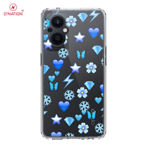 Oppo Reno 7 Lite Cover - O'Nation Butterfly Dreams Series - 9 Designs - Clear Phone Case - Soft Silicon Borders