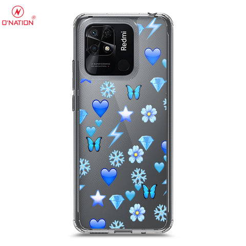 Xiaomi Redmi 10C Cover - O'Nation Butterfly Dreams Series - 9 Designs - Clear Phone Case - Soft Silicon Borders