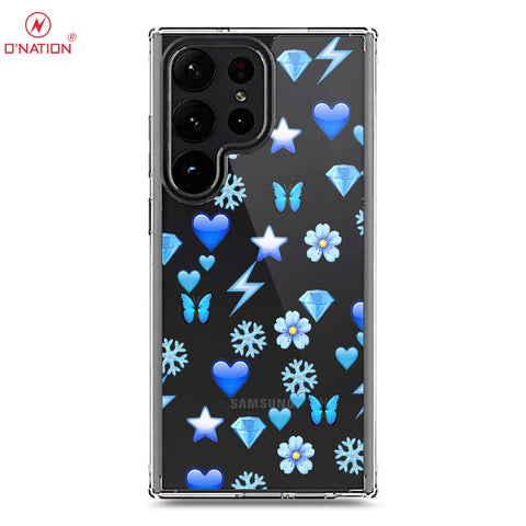 Samsung Galaxy S23 Ultra 5G Cover - O'Nation Butterfly Dreams Series - 9 Designs - Clear Phone Case - Soft Silicon Borders