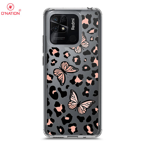Xiaomi Redmi 10C Cover - O'Nation Butterfly Dreams Series - 9 Designs - Clear Phone Case - Soft Silicon Borders
