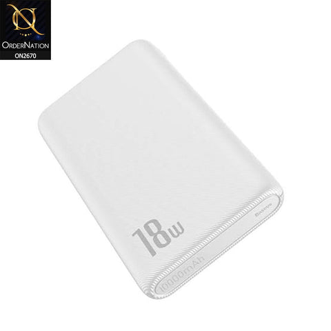 Power Bank - White - Remax RPP-96 10000mAH Power Bank, Dual 2.1A, Proda Power Bank For Xiaomi Samsung IPhone Huawei Aukey Anker PD-39