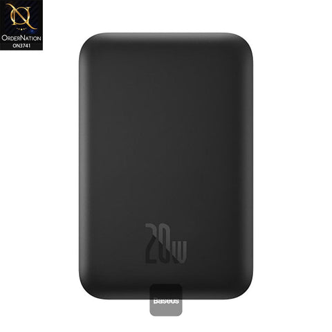 Baseus 20W Wireless Magnetic 6000mAh Fast Charging Power Bank – Black