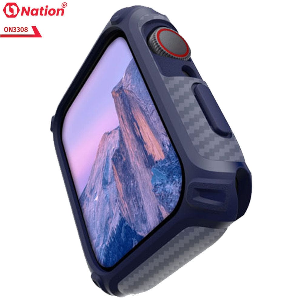 Apple Watch Series 4 (44mm) Cover - Navy Blue - ONation Quad Element Full Body Protective Soft Case