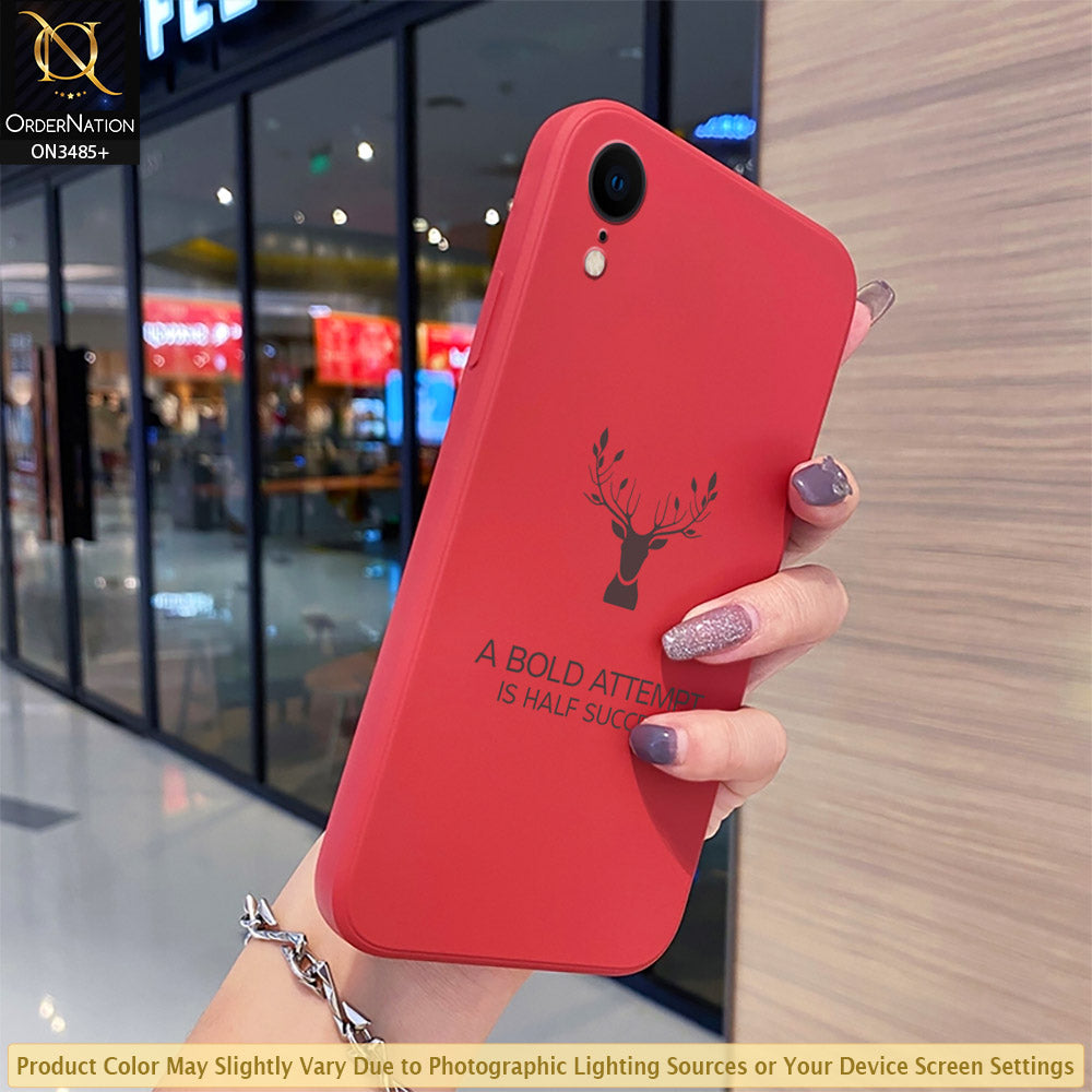 iPhone XR Cover - ONation Bold Series - HQ Liquid Silicone Elegant Colors Camera Protection Soft Case