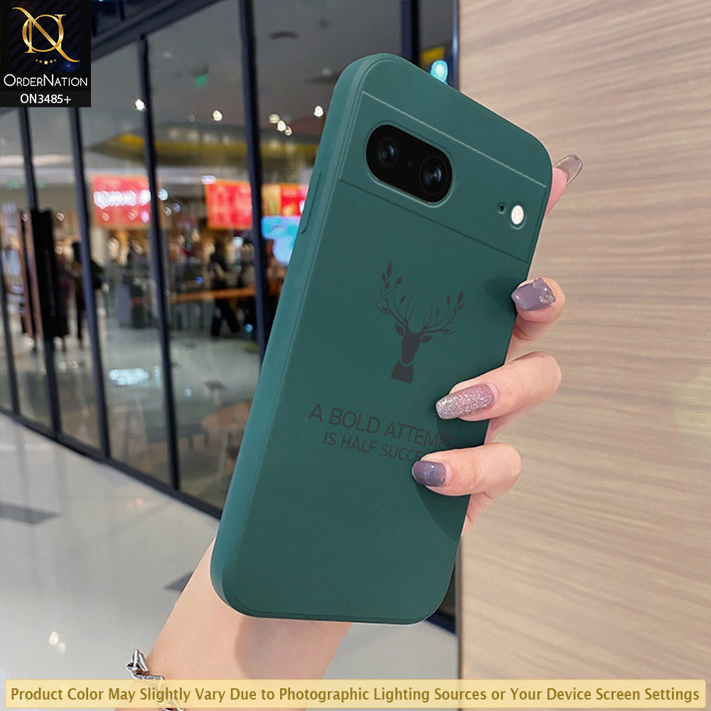 Google Pixel 7 Cover - ONation Bold Series - HQ Liquid Silicone Elegant Colors Camera Protection Soft Case (Fast Delivery)(U)