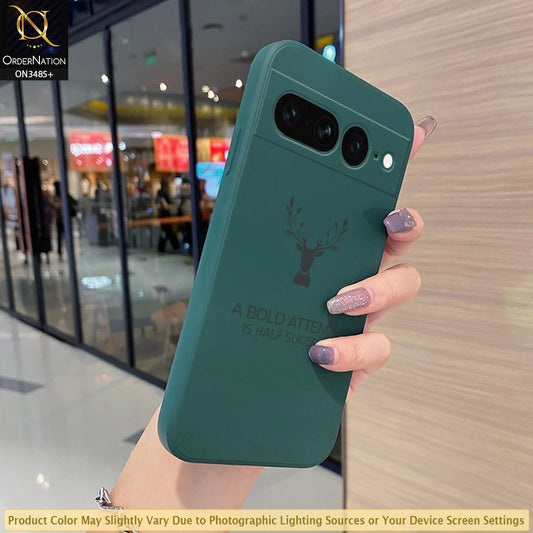 Google Pixel 7 Pro Cover - ONation Bold Series - HQ Liquid Silicone Elegant Colors Camera Protection Soft Case (Fast Delivery)(U)