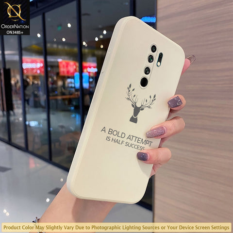 Xiaomi Redmi 9 Prime Cover - ONation Bold Series - HQ Liquid Silicone Elegant Colors Camera Protection Soft Case