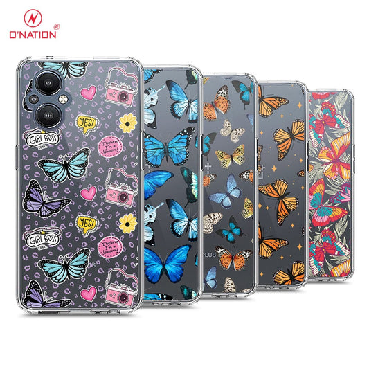 OnePlus Nord N20 5G Cover - O'Nation Butterfly Dreams Series - 9 Designs - Clear Phone Case - Soft Silicon Borders
