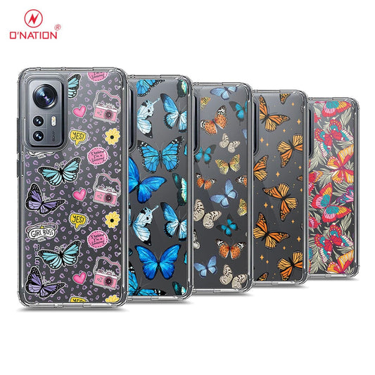 Xiaomi 12X Cover - O'Nation Butterfly Dreams Series - 9 Designs - Clear Phone Case - Soft Silicon Borders