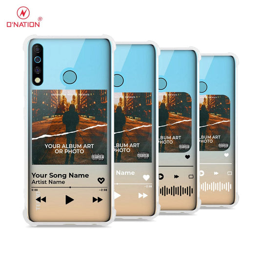 Tecno Camon 12 Cover - Personalised Album Art Series - 4 Designs - Clear Phone Case - Soft Silicon Borders