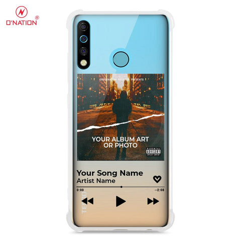 Tecno Camon 12 Cover - Personalised Album Art Series - 4 Designs - Clear Phone Case - Soft Silicon Borders