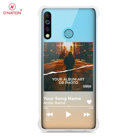 Tecno Camon 12 Cover - Personalised Album Art Series - 4 Designs - Clear Phone Case - Soft Silicon Borders