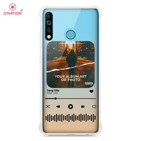 Tecno Camon 12 Cover - Personalised Album Art Series - 4 Designs - Clear Phone Case - Soft Silicon Borders