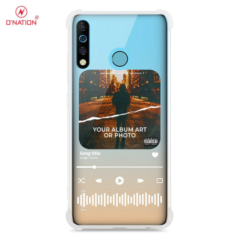 Tecno Camon 12 Cover - Personalised Album Art Series - 4 Designs - Clear Phone Case - Soft Silicon Borders