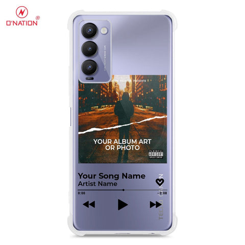 Tecno Camon 18P Cover - Personalised Album Art Series - 4 Designs - Clear Phone Case - Soft Silicon Borders