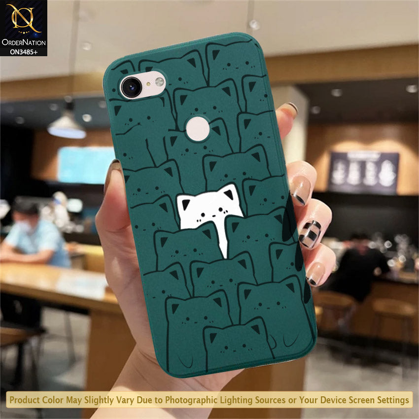 Google Pixel 3 XL Cover - ONation Be Different Series - HQ Liquid Silicone Elegant Colors Camera Protection Soft Case