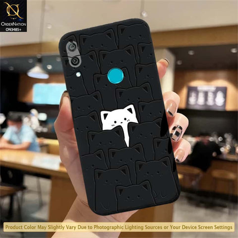 Huawei Y7 2019 Cover - ONation Be Different Series - HQ Liquid Silicone Elegant Colors Camera Protection Soft Case
