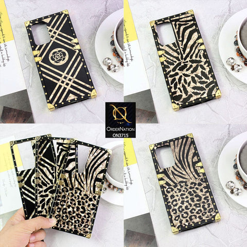 Samsung Galaxy A23 Cover - Design 1 - 3D illusion Gold  Soft Trunk Case ( Without Ring Holder )