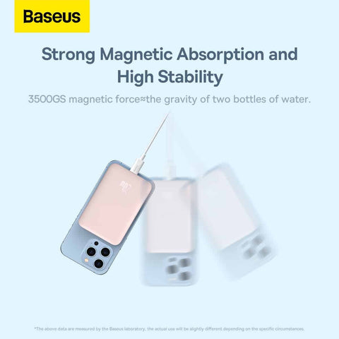 Baseus Magnetic Mini Wireless Fast Charging 10000mah 20W Black