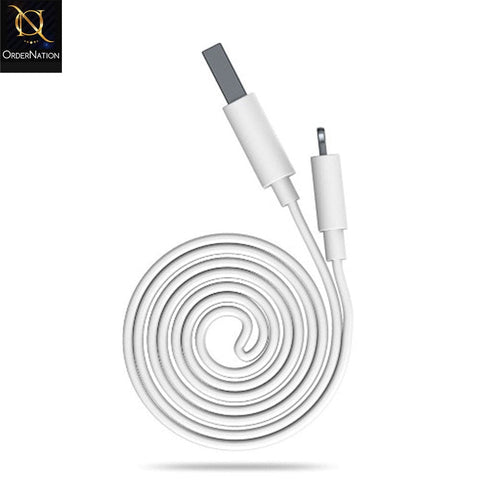 White - CB12f Romoss IPhone Lightning Cable Data Sync & Quick Charging