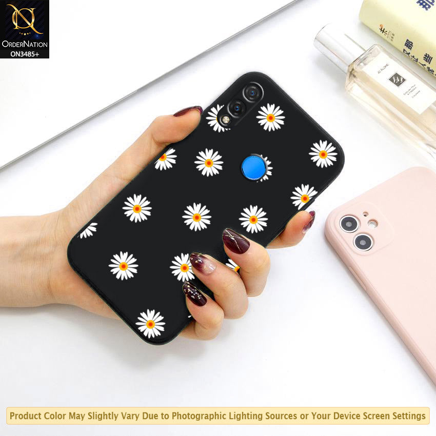Huawei Nova 3i Cover - ONation Daisy Series - HQ Liquid Silicone Elegant Colors Camera Protection Soft Case