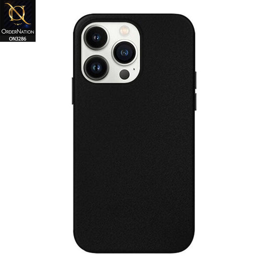 iPhone 13 Pro Cover - Black - K-DOO Noble Collection Leather PU - PC Case