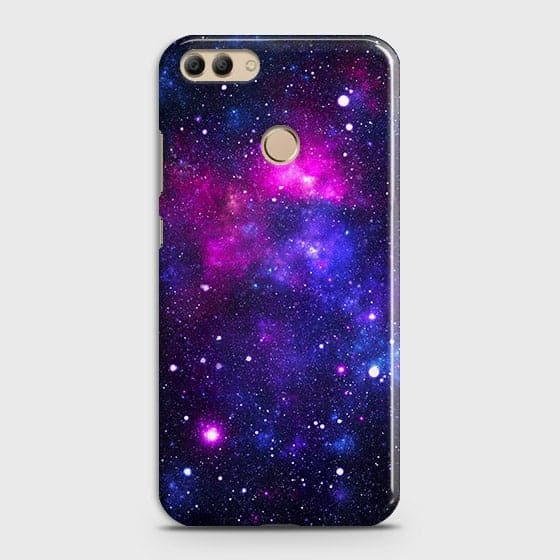 Huawei Y9 2018 - Dark Galaxy Stars Modern Printed Hard Case