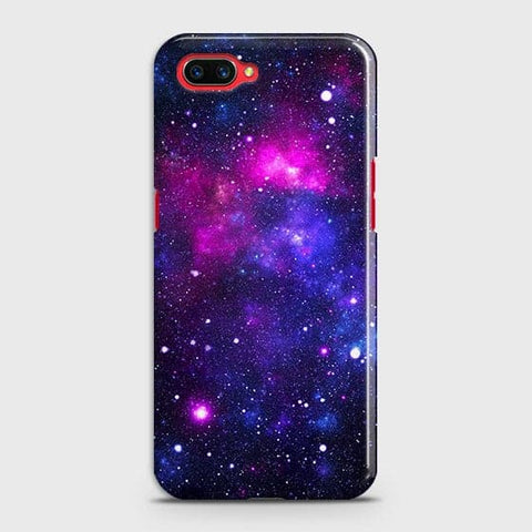 Oppo A3S - Dark Galaxy Stars Modern Printed Hard Case