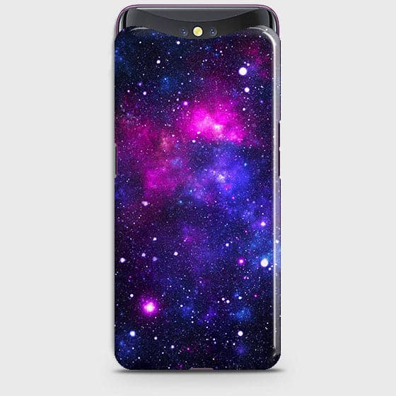Oppo Find X - Dark Galaxy Stars Modern Printed Hard Case