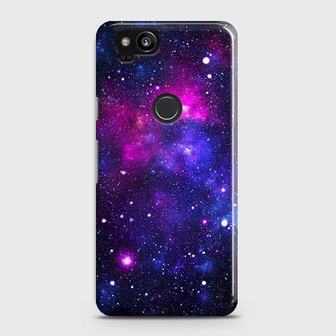 Google Pixel 2 - Dark Galaxy Stars Modern Printed Hard Case ( Fast Delivery )